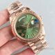 Replica Swiss Rolex Day-Date II Rose Gold Green Dial Watch (2)_th.jpg